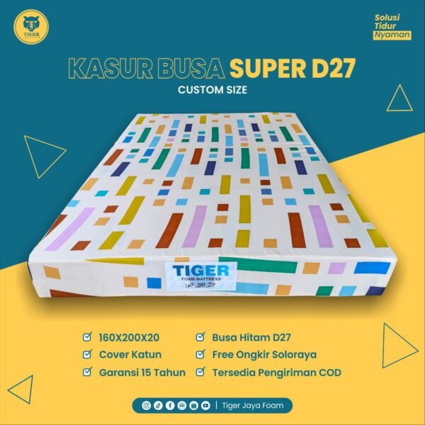 15 Kasur Busa Super (160x200x20 cm)