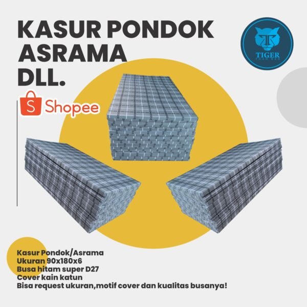 33 Kasur Asrama/Pondok (100x200x6 cm)